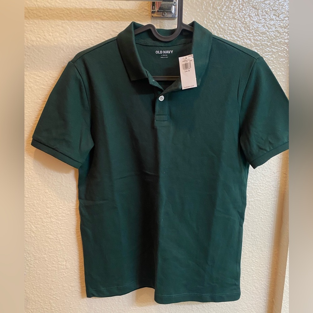 Old Navy Green Polo Shirt